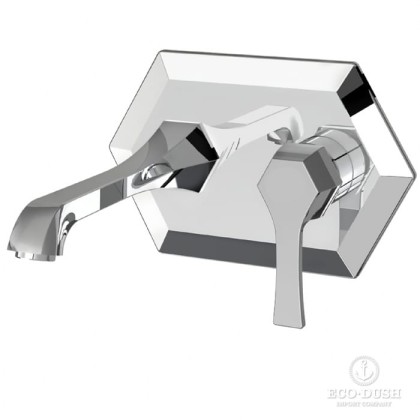 CISAL Cherie Смеситель однорычажный для раковины из стены,излив 212 мм, цвет: хром