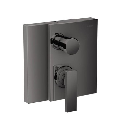 Axor Edge Смеситель для ванны, встраиваемый, внешняя часть, цвет: черный