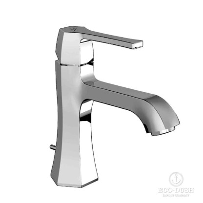 Cisal Roadster Accent Смеситель однорычажный для биде на 1 отверстие с донным клапаном, цвет: хром