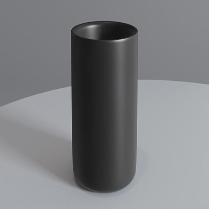 Salini Gocce Стакан настольный, S-Stone, цвет: черный матовый