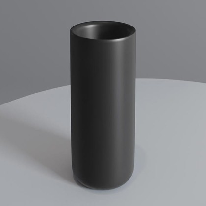 Salini Gocce Стакан настольный, S-Stone, цвет: черный матовый