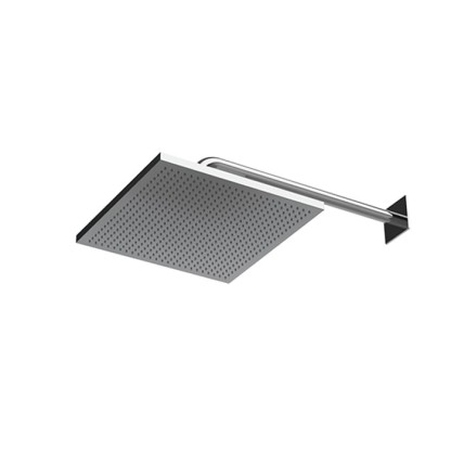 Almar Velvet Rain Верхняя душевая лейка 30х30см., без держателя, цвет: нержавеющая сталь брашированная