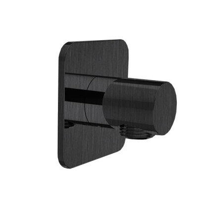 Almar Вывод из стены для душевой лейки, цвет: черный металл брашированный PVD