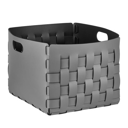 ADJ Корзинка Bottega, 35x40xH30 см., цвет: серый/черный