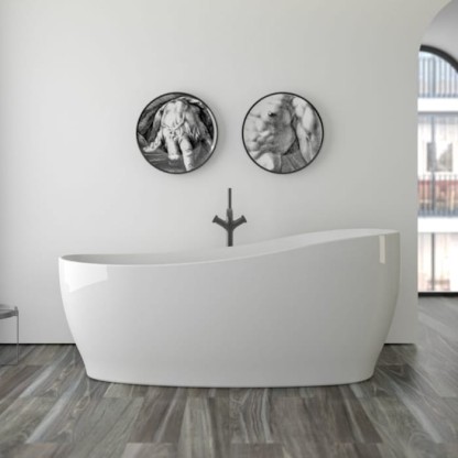 Knief Relax Ванна отдельностоящая 180х85х62/76см, цвет: белый