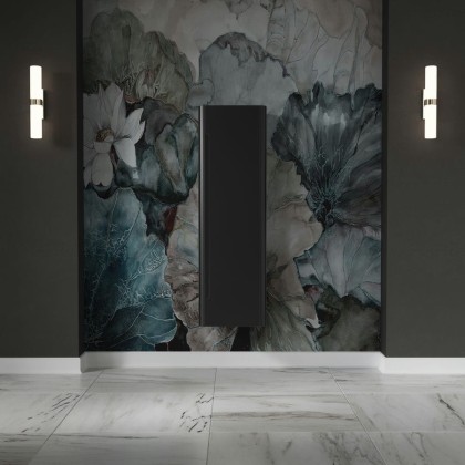 Kerasan Waldorf Колонна подвесная 40х35х129 см, с дверкой, петли справа DX, цвет: черный матовый