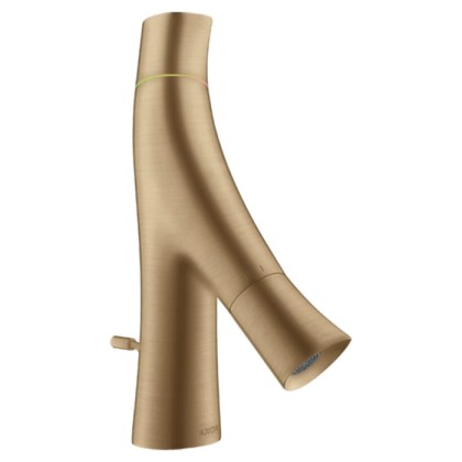 Axor Starck Organic Смеситель для раковины 50, на 1 отв., с донным клапаном, цвет: шлифованная бронза