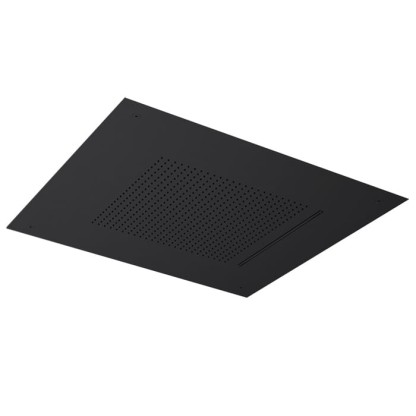 Almar Velvet Rain Верхний душ, встраиваемый, 49,8х49,8см., 2 типа струи, цвет: черный матовый