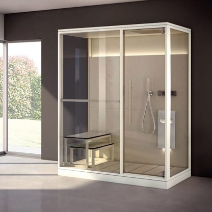 Effegibi Logica H Filo Сауна 214x250х217см, в нишу, цвет: Stone