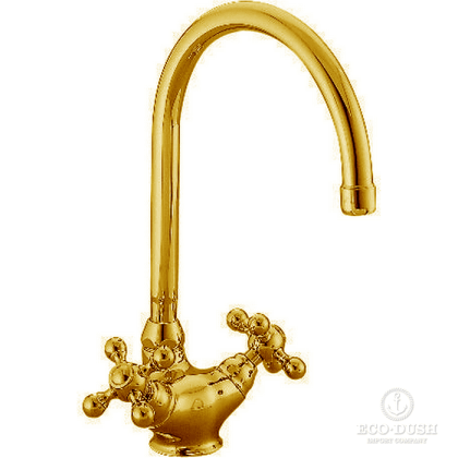 CISAL Arcana Ceramic Смеситель для кухни на 1 отверстие, цвет: золото