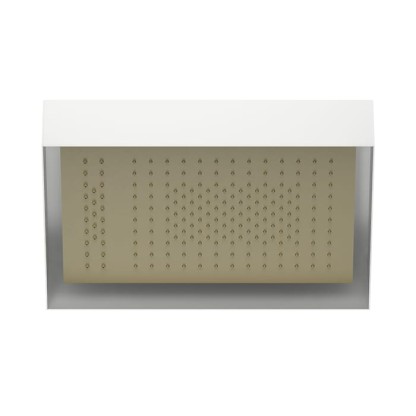 Fantini Acquafit Верхний душ 35х35см., потолочный, 2 потока, цвет: Matt British Gold PVD