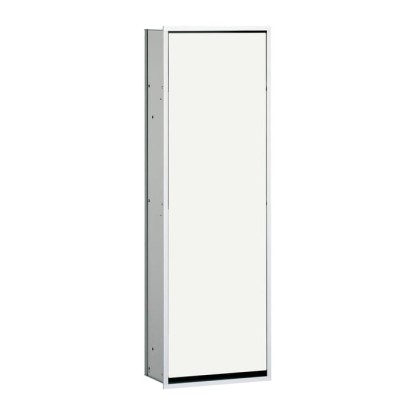 EMCO Asis 300 Шкаф встраиваемый, 2 полки, дверь правая/левая, подвесной, цвет: хром/белый ELS