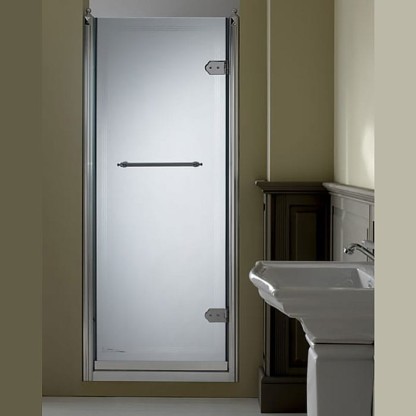 Devon&Devon Savoy Душевое ограждение V70 68-72см., с декоративными элементами, стекло с декором 2T, цвет:  хром