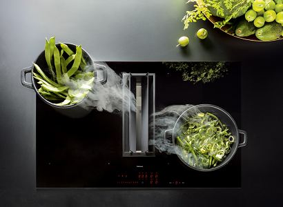 Варочная панель QUANTUM PRO EASY 90 VETRO NERO Для режима рециркуляции