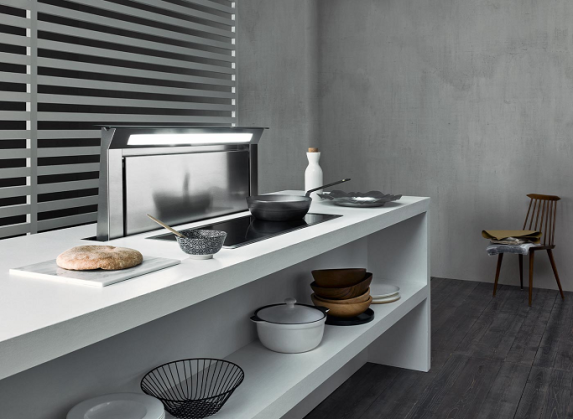 Worktop вытяжка FALMEC DOWNDRAFT STEEL 90 см из нержавеющей стали без мотора