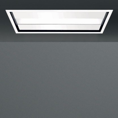 Белая потолочная вытяжка FALMEC NUVOLA ISOLA 90 WH 90 см со стеклом без мотора