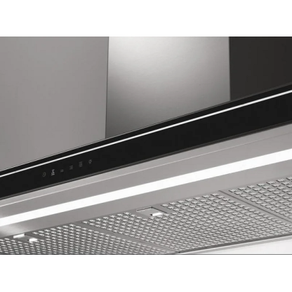 Островная вытяжка FALMEC LUCE GLASS BLACK 90 см со стеклом