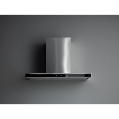 Настенная вытяжка FALMEC LUMINA NRS GLASS BLACK 90 см из нержавеющей стали со стеклом