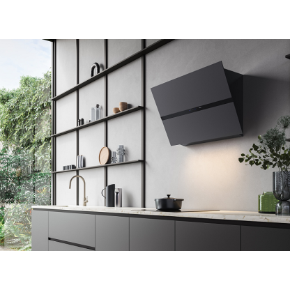 Настенная вытяжка FALMEC FUSION 85 GLASS BLACK 850 мм Сенсорное управление