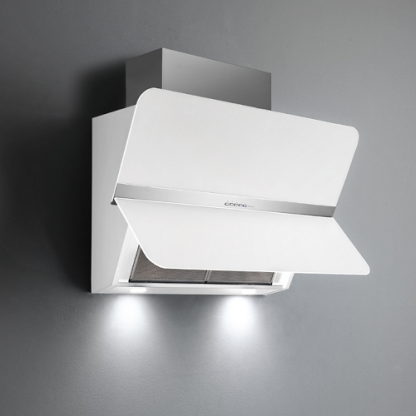 Белая настенная вытяжка FALMEC FLIPPER 85 NRS WH 850 мм "Тихая вытяжка"