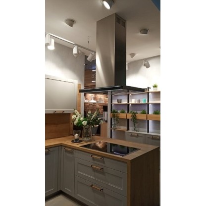 Островная вытяжка FALMEC LUMINA NRS ISOLA BLACK 90 см со стеклом