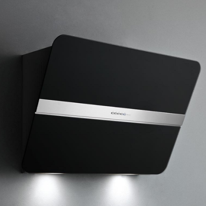 Настенная вытяжка FALMEC FLIPPER CONO VETRO NERO 550 мм со стеклом