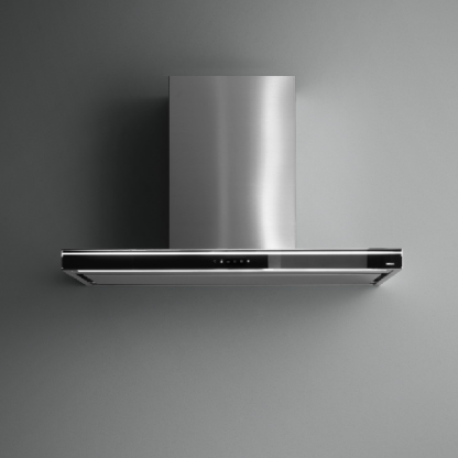 Настенная вытяжка FALMEC LUMINA NRS GLASS BLACK 120 1200 мм "Тихая вытяжка"