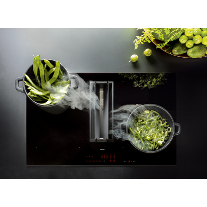 Варочная панель QUANTUM PRO 90 VETRO NERO Для режима отвода воздуха