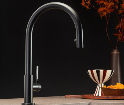 Смеситель TREVI ROUND MATT BLACK