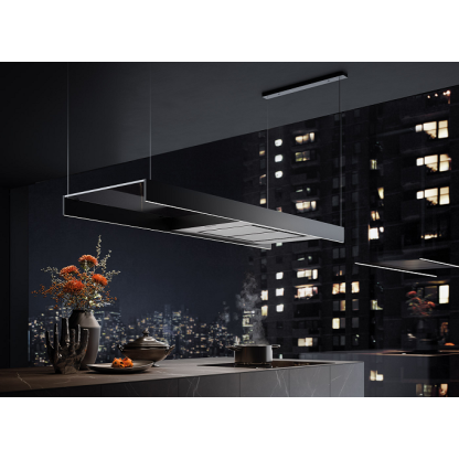 Островная вытяжка FALMEC LIGHT ISOLA 180 1800 мм Сатинированный чёрный