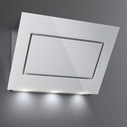 Белая настенная вытяжка FALMEC QUASAR GLASS WHITE 90 см со стеклом