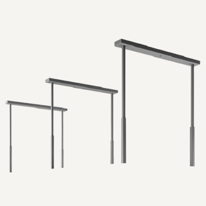 Комплект для удлинения (945 мм) SPAZIO 180, сталь