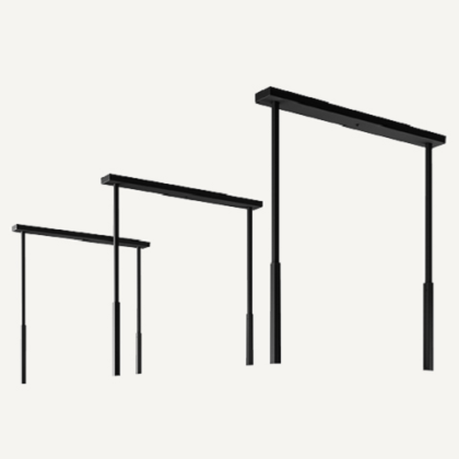 Комплект для удлинения (945 мм) SPAZIO 180, чёрный