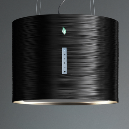 Черная островная/потолочная вытяжка FALMEC TWISTER ISOLA BLACK 45 см алюминиевая