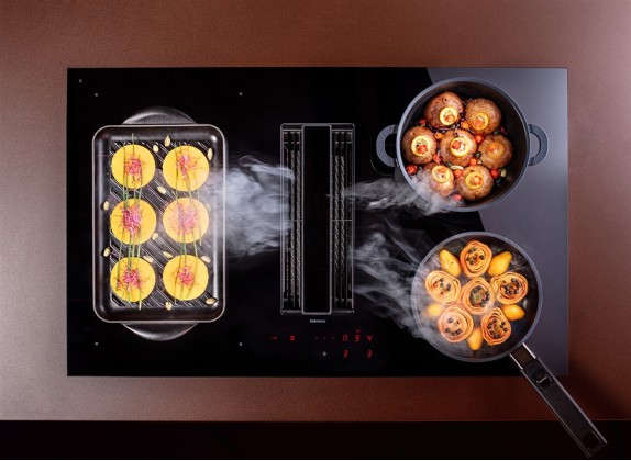 Варочная панель ZERO EASY 84 VETRO NERO Для рециркуляции