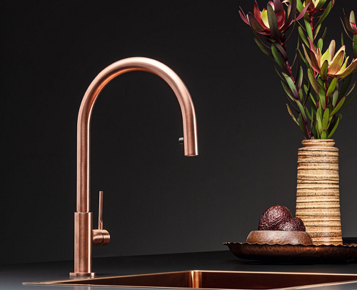 Смеситель TREVI ROUND PVD COPPER