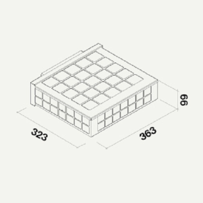 Корпус (small)+Carbon.Zeo фильтр (для Down Draft и Sintesi)