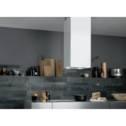 Белая островная вытяжка FALMEC MIRA ISOLA WHITE 400 мм