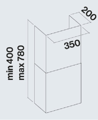 Воздуховод для VERSO (белый)