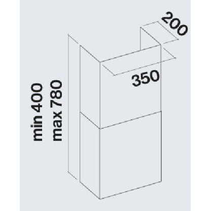 Воздуховод для VERSO (белый)