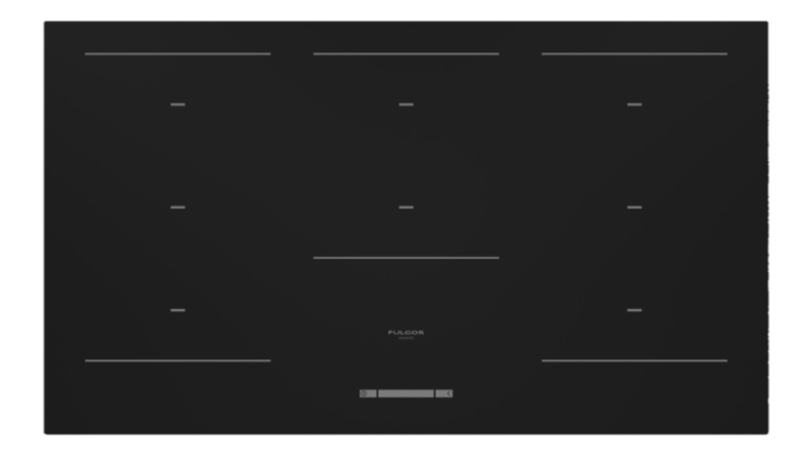 Индукционная варочная панель Fulgor Milano FCLH 9008 ID WT BK