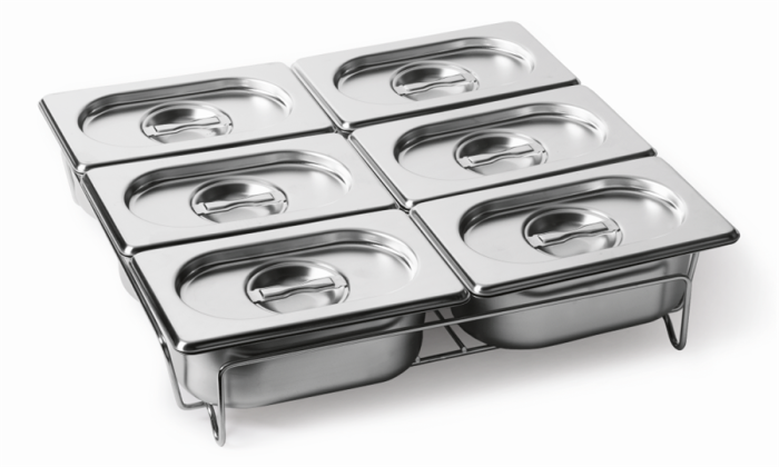 Набор GASTRONORM для паровых шкафов (нерж.сталь) FULGOR-Milano GASTRO BOX 6 SET