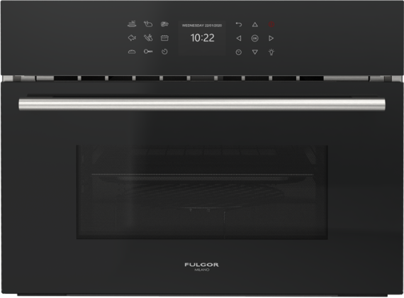 Компактный духовой шкаф с функцией СВЧ Fulgor Milano FCMO 4510 TEM BK
