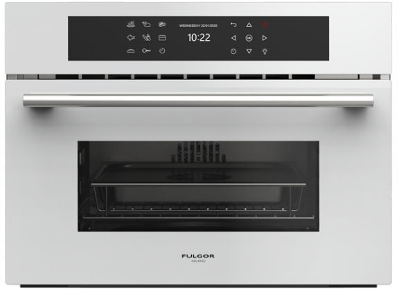 Компактный комбинированный паровой шкаф Fulgor Milano FCSO 4510 TEM WH