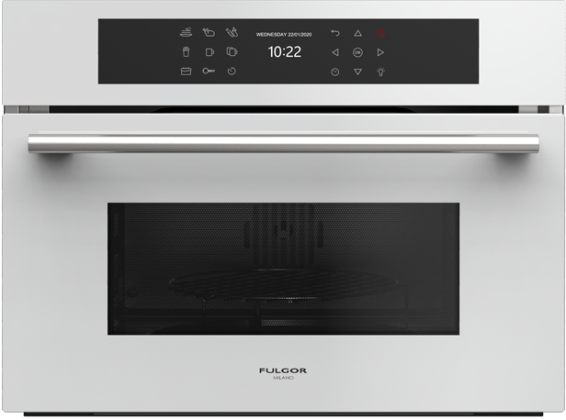 Компактный духовой шкаф с функцией СВЧ Fulgor Milano FGMO 4508 TEM WH