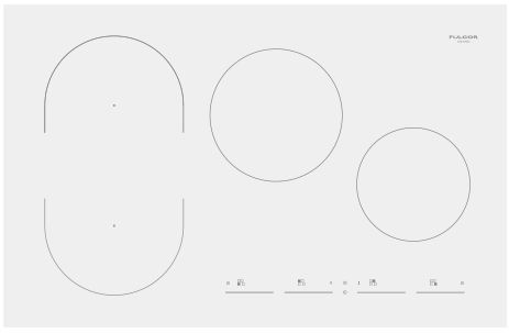 Индукционная варочная панель Fulgor Milano FSH 804 ID TS WH-1