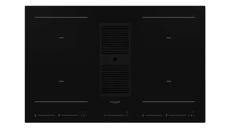 Индукционная варочная панель с вытяжкой FULGOR-Milano FCLHD 8041 HID TS BK 2