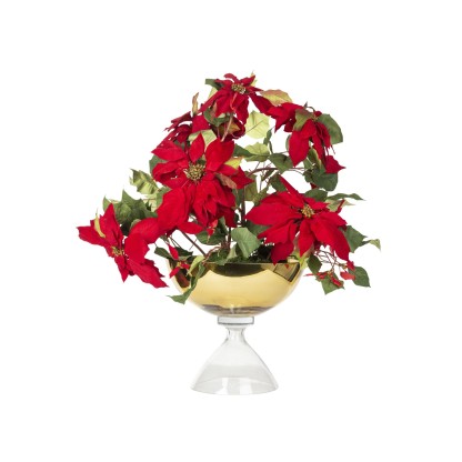 Ваза VGnewtrend BOWL ALICE RED STAR