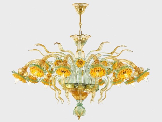 Потолочные светильники Sogni Di Cristallo VAN GOGH SUNFLOWERS DELUXE