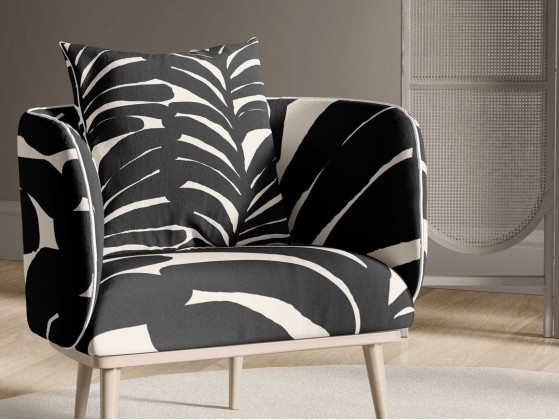 Ткань для штор Martina Banozic Textiles ILA CHARCOAL